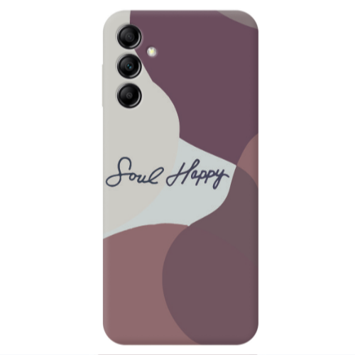Samsung A14 5G Soul Happy Transparent Silicone TPU Θήκη