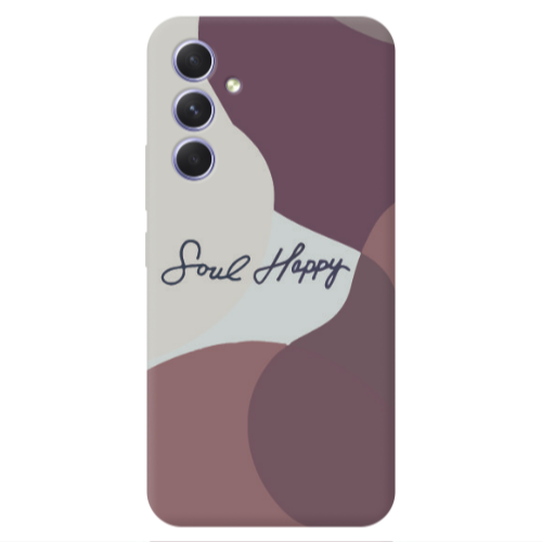 Samsung A54 Soul Happy Transparent Silicone TPU Θήκη