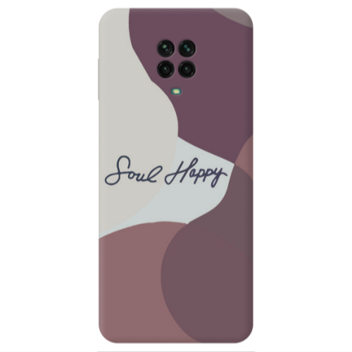 Xiaomi Redmi Note 9S Soul Happy Transparent Silicone TPU Θήκη