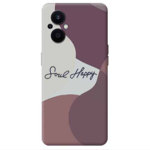 Oppo Reno 7 Lite Soul Happy Transparent Silicone TPU Θήκη