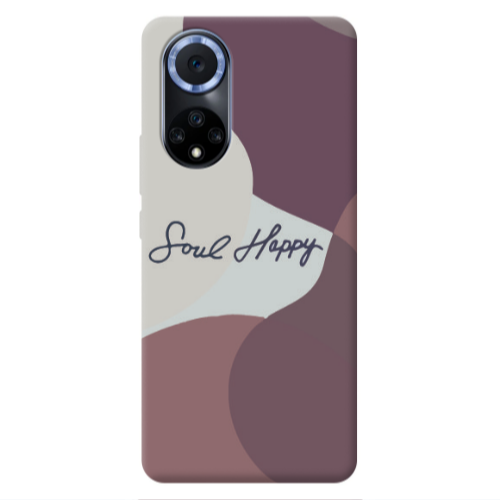 Huawei Nova 9 Soul Happy Transparent Silicone TPU Θήκη