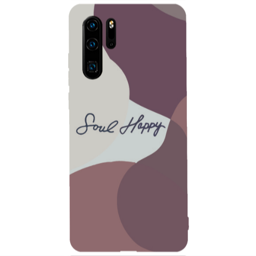 Huawei P30 Pro Soul Happy Transparent Silicone TPU Θήκη