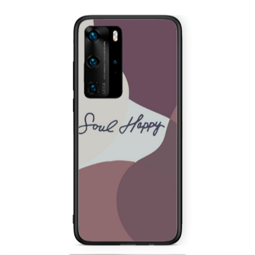 Huawei P40 Pro Soul Happy Black Glossy Θήκη