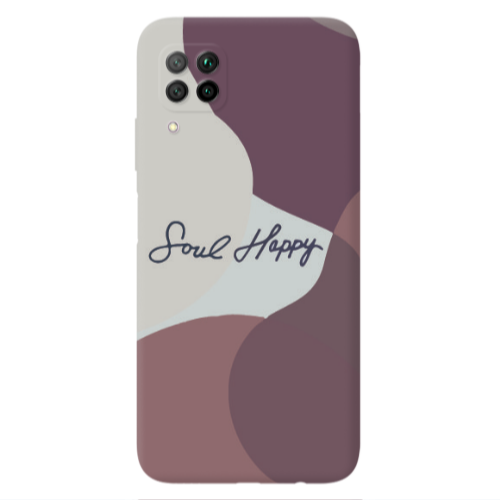Huawei P40 Lite Soul Happy Transparent Silicone TPU Θήκη