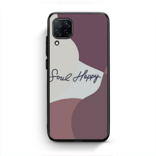 Huawei P40 Lite Soul Happy Black Glossy Θήκη