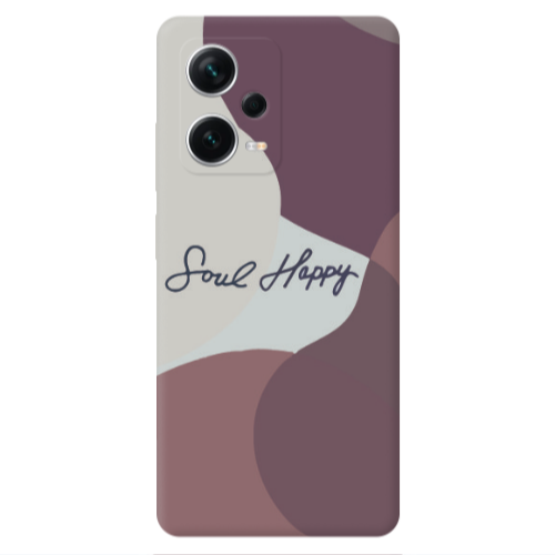 Xiaomi Redmi Note 12 5G Soul Happy Transparent Silicone TPU Θήκη