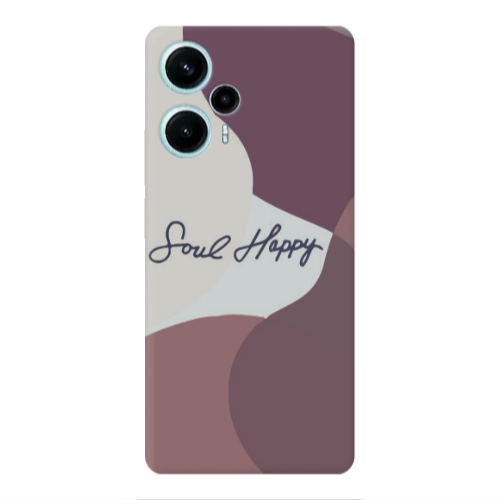 Xiaomi Poco F5 Soul Happy Transparent Silicone TPU Θήκη