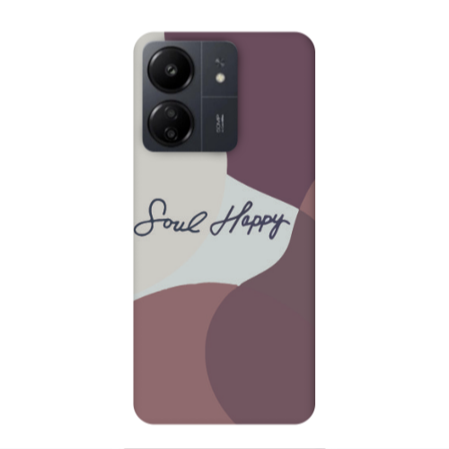 Xiaomi Redmi 13C Soul Happy Transparent Silicone TPU Θήκη