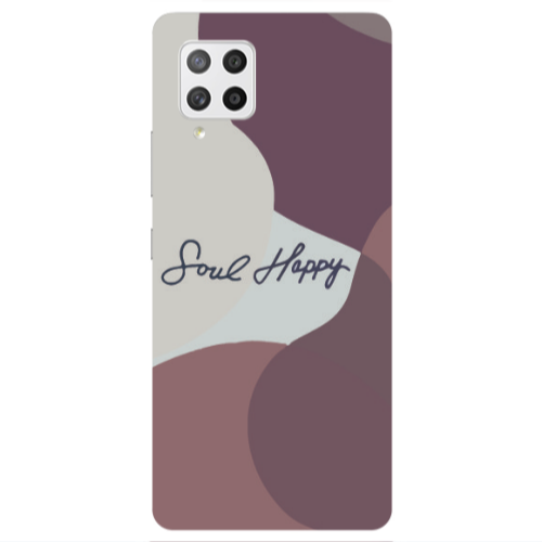 Samsung A42 5G Soul Happy Transparent Silicone TPU Θήκη