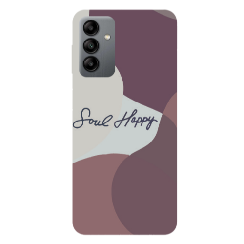 Samsung A13 5G Soul Happy Transparent Silicone TPU Θήκη