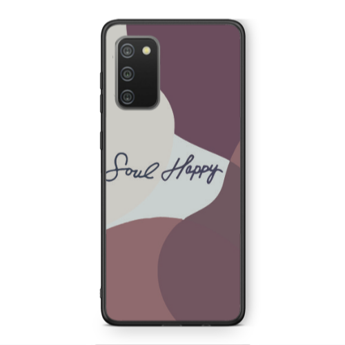 Samsung A02s Soul Happy Black Glossy Θήκη
