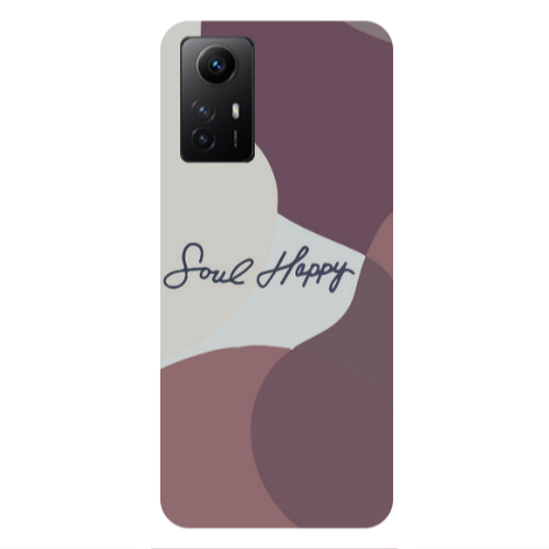 Xiaomi Redmi Note 12s Soul Happy Transparent Silicone TPU Θήκη