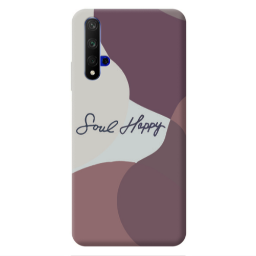 Huawei Nova 5 T Soul Happy Transparent Silicone TPU Θήκη