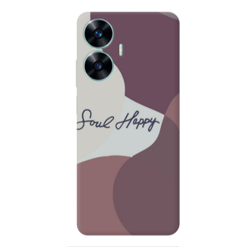 Realme C55 Soul Happy Transparent Silicone TPU Θήκη