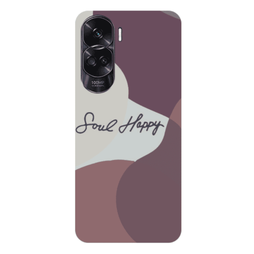 Honor 90 Lite 5G Soul Happy Transparent Silicone TPU Θήκη