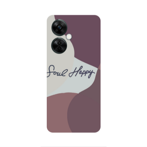 Oneplus Nord CE 3 Lite 5G Soul Happy Transparent Silicone TPU Θήκη