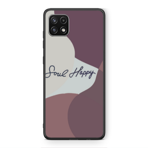 Samsung A22 5G Soul Happy Black Glossy Θήκη