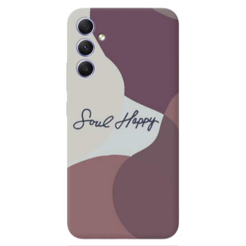 Samsung A25 Soul Happy Transparent Silicone TPU Θήκη