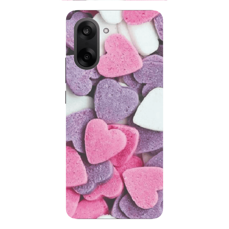 Oneplus Nord CE 5 Sponge Hearts Transparent Silicone TPU Θήκη