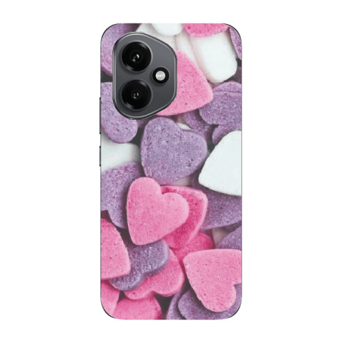 Honor Magic 400 Sponge Hearts Transparent Silicone TPU Θήκη