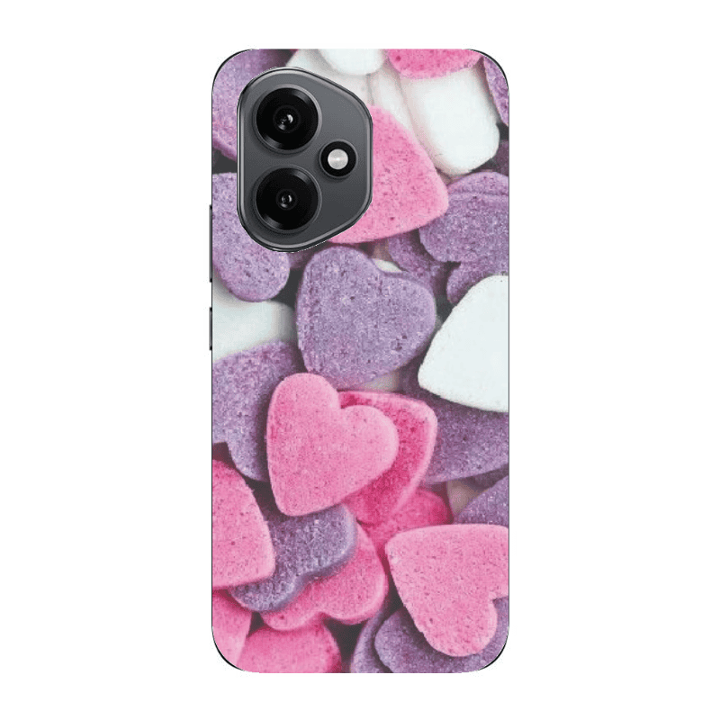 Honor Magic 400 Sponge Hearts Transparent Silicone TPU Θήκη