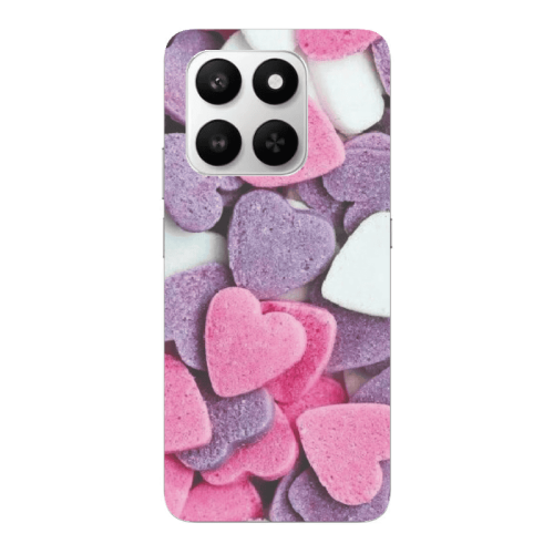 Honor Magic 400 Smart Sponge Hearts Transparent Silicone TPU Θήκη