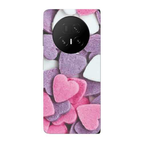 Honor Magic V5 Sponge Hearts Transparent Silicone TPU Θήκη