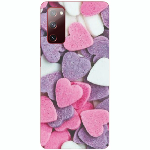 Samsung S20 FE Sponge Hearts Transparent Silicone TPU Θήκη