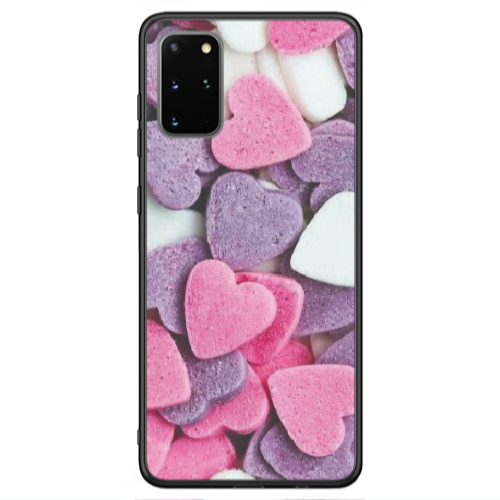 Samsung S20 FE Sponge Hearts Black Glossy Θήκη