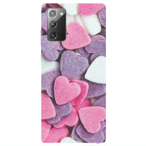 Samsung Note 20 Sponge Hearts Transparent Silicone TPU Θήκη