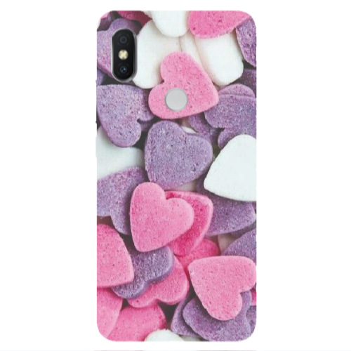 Xiaomi Redmi S2 Sponge Hearts Transparent Silicone TPU Θήκη