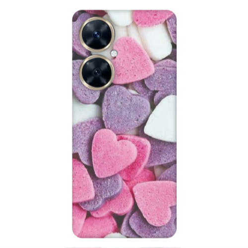 Huawei Nova 11i Sponge Hearts Transparent Silicone TPU Θήκη