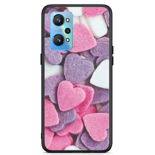 Realme Gt Neo 2 Sponge Hearts Black Glossy Θήκη
