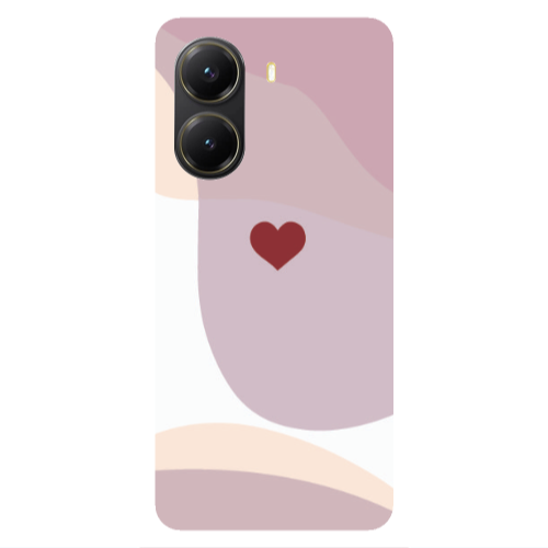 Xiaomi Poco X7 Pro Wavy Heart Transparent Silicone TPU Θήκη
