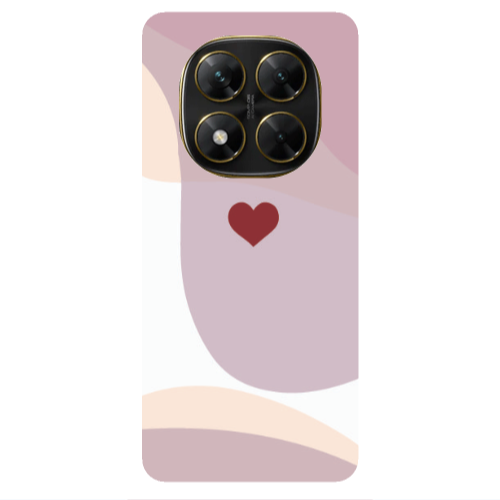 Xiaomi Poco X7 Wavy Heart Transparent Silicone TPU Θήκη