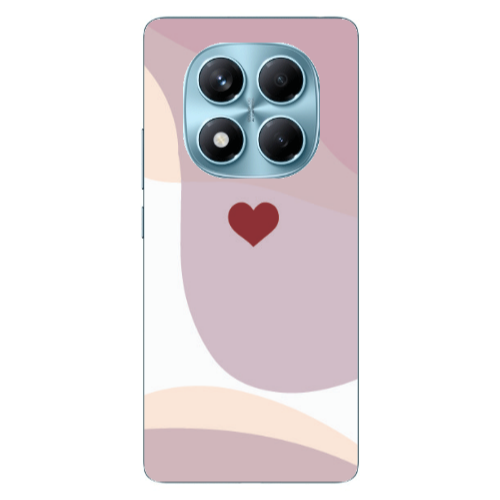 Xiaomi Redmi Note 14 Pro Wavy Heart Transparent Silicone TPU Θήκη