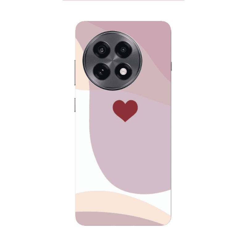 Oneplus 13 5G Wavy Heart Transparent Silicone TPU Θήκη
