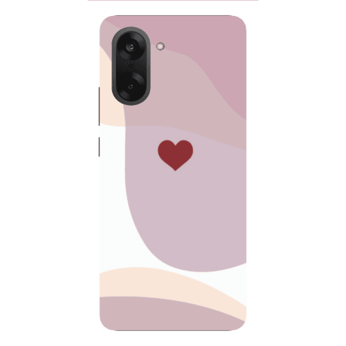 Oneplus Nord CE 5 Wavy Heart Transparent Silicone TPU Θήκη
