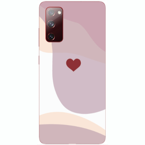 Samsung S20 FE Wavy Heart Transparent Silicone TPU Θήκη