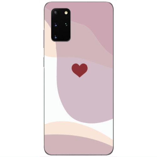 Samsung S20 Plus Wavy Heart Transparent Silicone TPU Θήκη