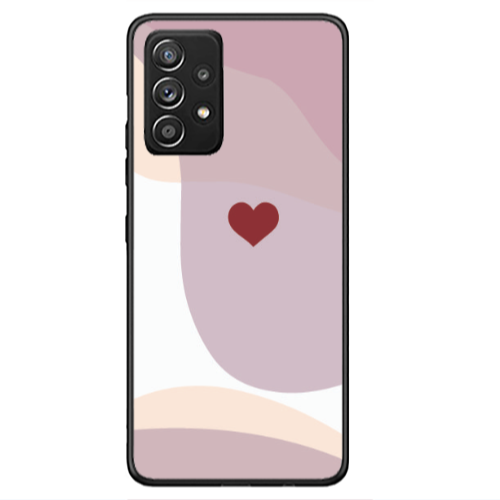 Samsung A33 Wavy Heart Black Glossy Θήκη