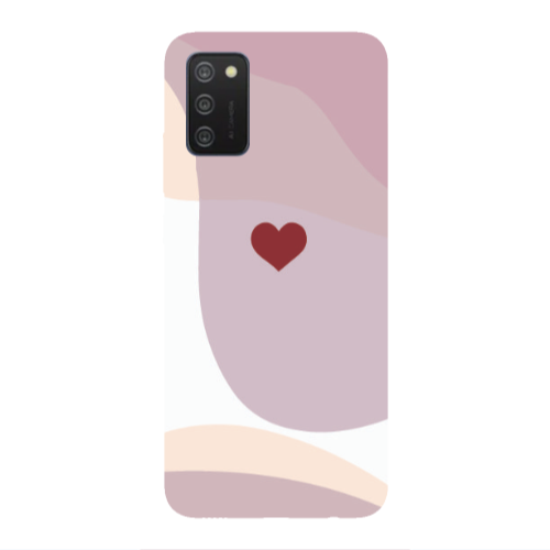 Samsung A03S Wavy Heart Transparent Silicone TPU Θήκη