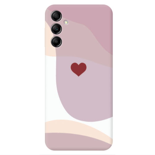 Samsung A24 Wavy Heart Transparent Silicone TPU Θήκη