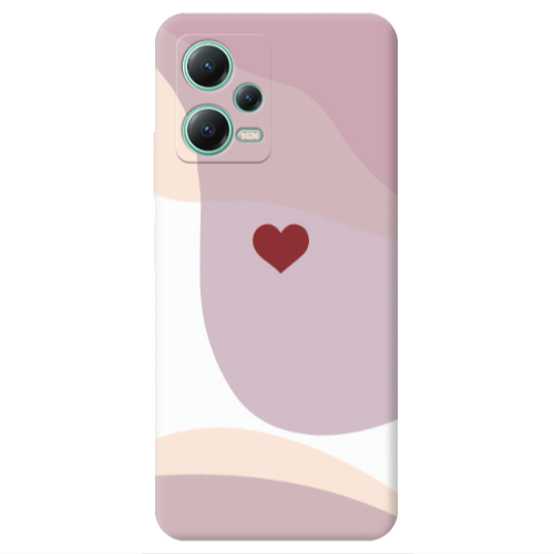 Xiaomi Redmi Note 12 Pro 5G Wavy Heart Transparent Silicone TPU Θήκη