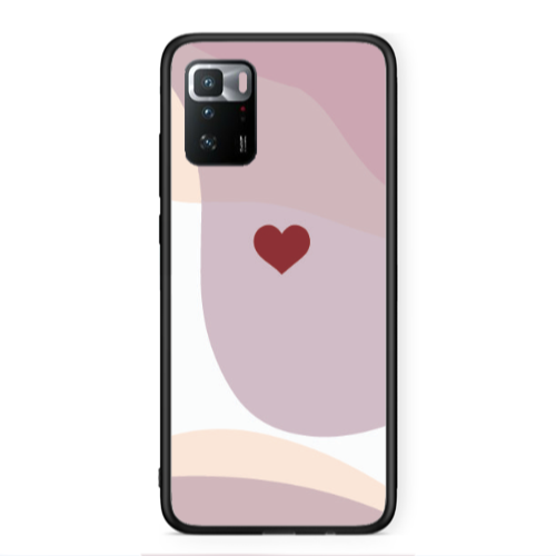 Xiaomi Poco X3 GT Wavy Heart Black Glossy Θήκη