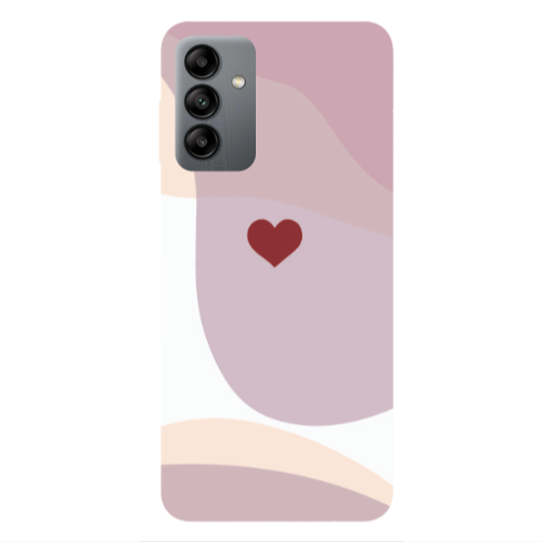 Samsung A13 5G Wavy Heart Transparent Silicone TPU Θήκη