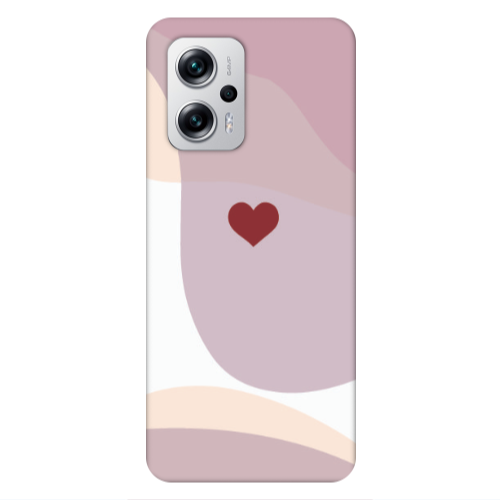 Xiaomi Poco X4 GT Wavy Heart Transparent Silicone TPU Θήκη
