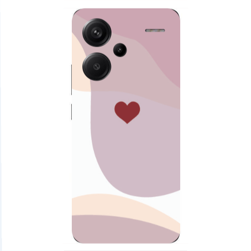 Xiaomi Redmi Note 13 Pro+ 5G  Wavy Heart Transparent Silicone TPU Θήκη