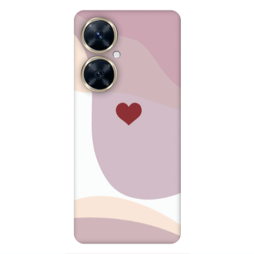 Huawei Nova 11i Wavy Heart Transparent Silicone TPU Θήκη