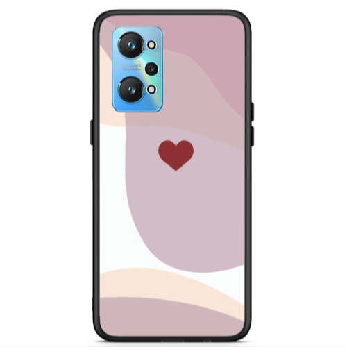 Realme Gt Neo 2 Wavy Heart Black Glossy Θήκη